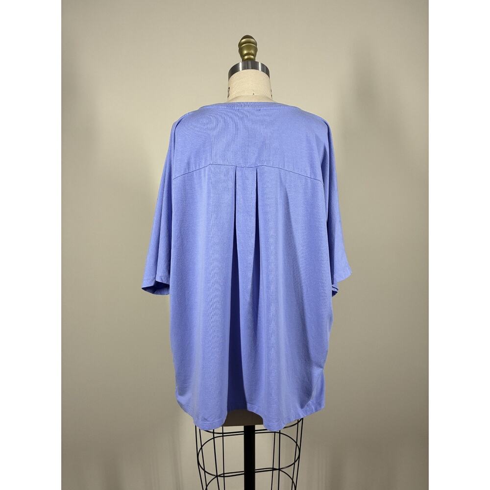 Eileen Fisher Baggy TShirt Top Large Oversized Slouchy Stretch Minimal Lagenlook - Picture 6 of 14